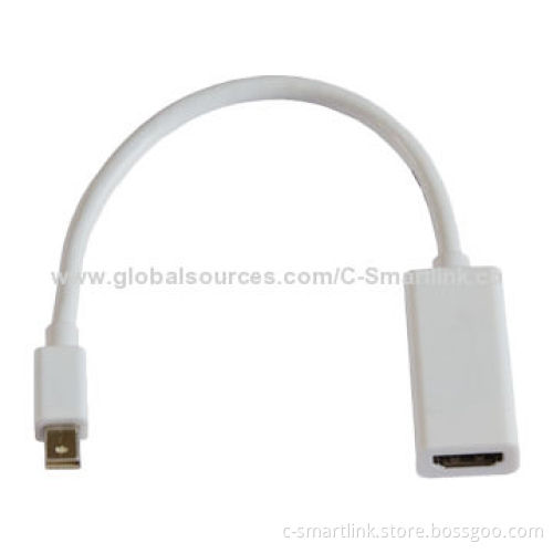 Mini DisplayPort to HDMI Adapter/Cable for Apple's MacBook, iMac, 0.15m Cable Length, Support 4 x 2K